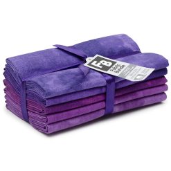 18 x 21 Purple Textured Cotton Fabric Quarters 5ct by Keepsake Calico