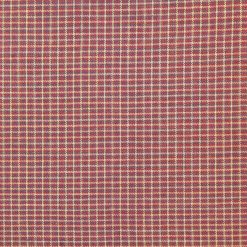 Red   Navy Tattersall Yarn Dyed Patriotic Cotton Fabric