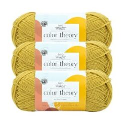 Lion Brand Color Theory 246yds Worsted Acrylic Yarn 3 Bundle