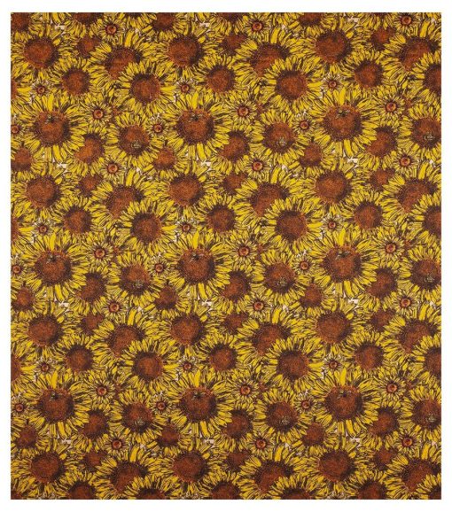 Super Snuggle Flannel Fabric Sunflowers   Bees - Image 2