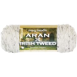 Mary Maxim Aran Irish Tweed 205yds Worsted Acrylic Yarn