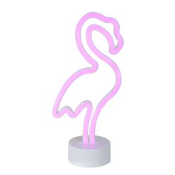 Northlight 11.5 Pink Flamingo LED Neon Style Table Sign