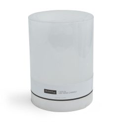 6 x 8 LED White Smooth Wax Pillar Candle by Hudson 43