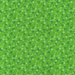 Green Floral Cotton Fabric by Keepsake Calico