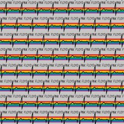 Pink Floyd Rainbow Arch Cotton Fabric