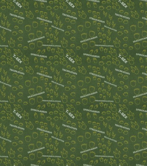 Dino Footprints Super Snuggle Flannel Fabric