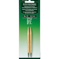 Clover 2pk Interchangeable 10/6mm Circular Knitting Needle Set