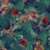 Jurassic Park Dinosaur Jungle Cotton Fabric