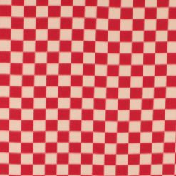 Blizzard Prints Come Together Red Checker Fleece Fabric
