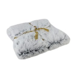 Northlight White Contemporary Rectangular Throw Blanket 55 x 62