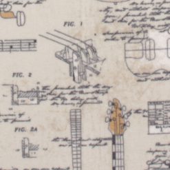 Songwriting Guitar Anti Pill Fleece Fabric