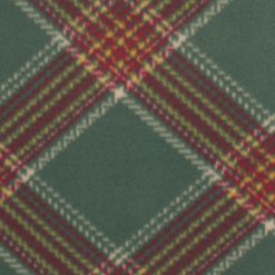 Green Diagonal Plaid Blizzard Fleece Fabric