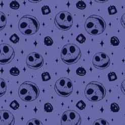 Nightmare Before Christmas Halloween Sketch Cotton Fabric