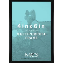 MCS Industries Single Image Multipurpose Frame 4 x6  Black