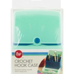Boye Hard Plastic Crochet Hook Case with Storage Compartment