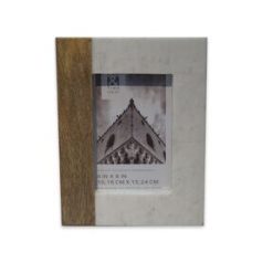 4 x 6 Marble   Wood Tabletop Picture Frame by Place   Time