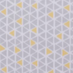 Blizzard Fleece Fabric Yellow and Gray Geo