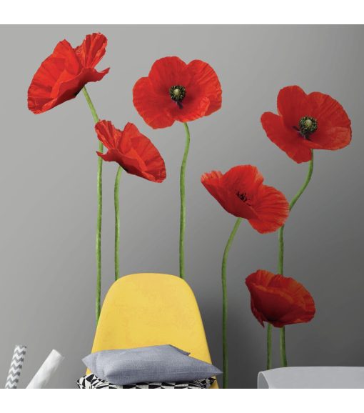RoomMates Wall Decals Poppies at Play - Image 4