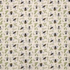 Bees And Plants Super Snuggle Flannel Fabric