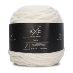 Cozy 87.5yds Super Bulky Wool Blend Yarn by K+C