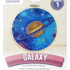 Leisure Arts 6 Galaxy Cross Stitch Kit