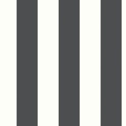 RoomMates Wallpaper Black Awning Stripe