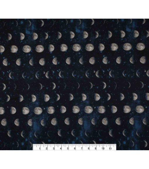 Moon Phases Super Snuggle Flannel Fabric - Image 2
