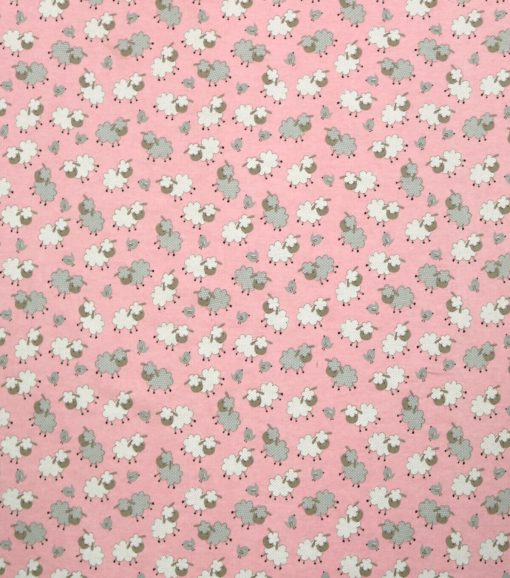 Pink Sheep Super Snuggle Flannel Fabric - Image 2