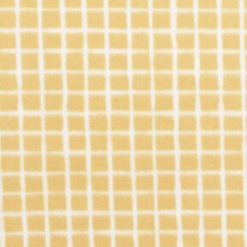 Yellow Grid Plaid Blizzard Fleece Fabric