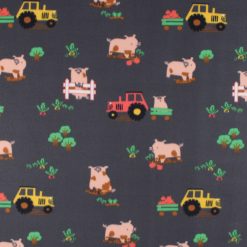 Pigs On The Farm Blizzard Prints Fleece Fabric