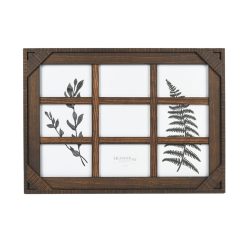Walnut 9 Photo 4 x 6 Collage Frame by Hudson 43