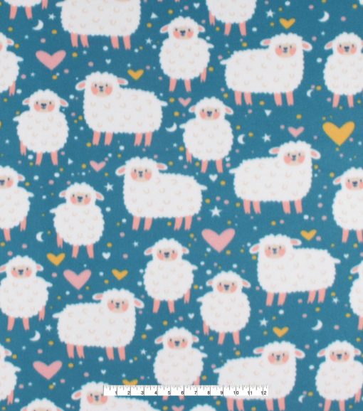 Sheep Blizzard Fleece Fabric - Image 4