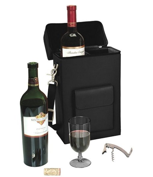 Leather Connoisseur Wine Carrier - Image 2