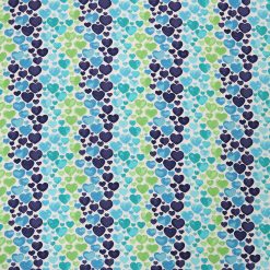 Watercolor Hearts Blue Purple Super Snuggle Flannel Fabric