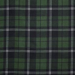 Green   Black Plaid Super Snuggle Christmas Flannel Fabric