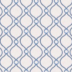 Surface Style 20.5  x 18  Delft Curveball Peel   Stick Wallpaper