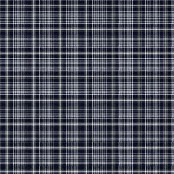 Navy   Grey Plaid Super Snuggle Flannel Fabric