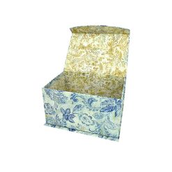 8 Navy Exotic Elegance Fliptop Box by Hudson 43