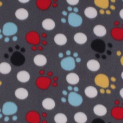 Dog Paws Blizzard Fleece Fabric