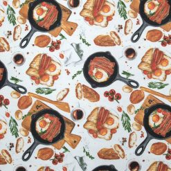 Breakfast Food Super Snuggle Flannel Fabric