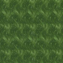 Fabric Traditions Paint Swirls on Green Christmas Cotton Fabric