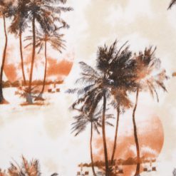 Tropical Trees Anti Pill Fleece Fabric