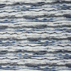 Stacked Linear Layers Blue 108 Wide Premium Cotton Fabric