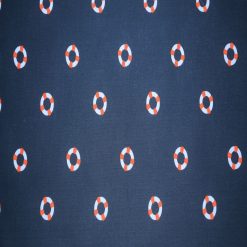 Lifesavers on Navy Quilt Cotton Fabric by Quilter s Showcase