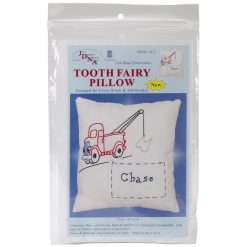 Jack Dempsey 9 Tow Truck Stamped Tooth Fairy Pillow Cover