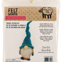 Dimensions 7.5 GnomeWool Roving Needle Felting Kit