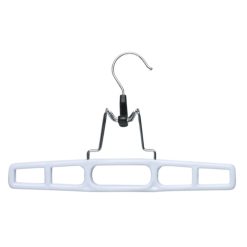 Honey Can Do 11 White Pant   Skirt Clamp Hangers 12pk