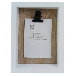 2 x 3 Wood Tabletop Picture Frame With Clip by Place   Time