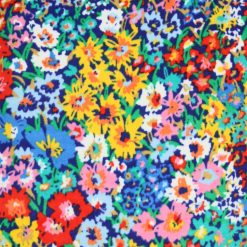 Spring Multicolor Ditsy Floral Luxe Fleece Fabric