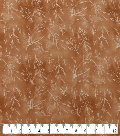 Leaves Super Snuggle Flannel Fabric - Image 3